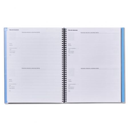 Additio Cuaderno Triplex para Profesorado 144 Páginas